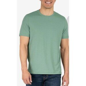 NWOT Soybu Men's XL Green Short Sleeve Striped Active T-Shirt